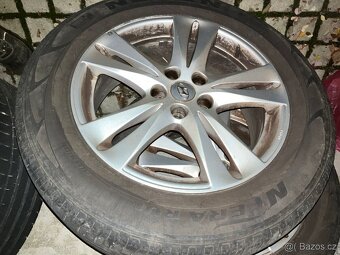 Alu kola 18” 5x114,3 Hyundai a letní pneu 235/60/R18 - 2