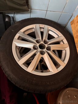 Originál Alu kola Mitsubishi ASX s letní pneu .Dobry stav vz - 2