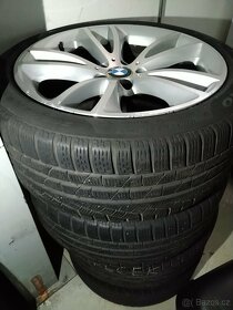 Bmw alu hliníkové kola 19 zimní pneu 255/40/19 - 2