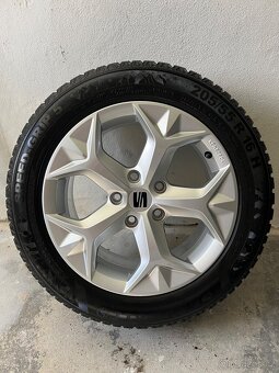 Alu disky Seat 5x112 + zimní pneu 205/55/R16 - 2