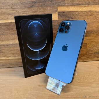 iPhone 12 Pro Max 128GB, 100% baterie, modrý (rok záruka) - 2