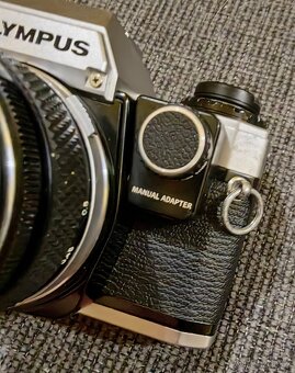 Olympus OM-10 + manual adapter + 50/1.8 - 2