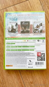 Prodám na xbox 4 x 360 hru Assasins Creed The American Saga - 2