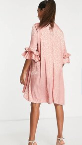 Dámské letní boho etno šaty Queen Bee růžové tygrované - 2