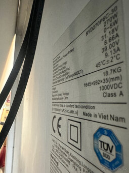 FV panel BYD 270wp - 2