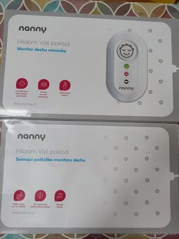 2x Monitor dychu Nanny (Jablotron - 2