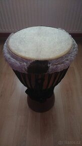 Profi djembe s límcem 60x34 + obal - 2