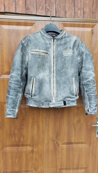 Výroční kožená moto bunda k 10 letům založení Bikers Crown - 2