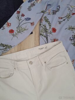 Marks Spencer elastické džíny UK 12/M vč. topů - 2