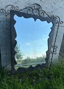Zrcadlo kovovy ram - 2