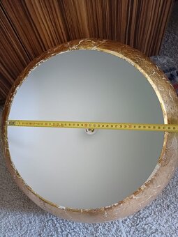 Zlatý závěsný lustr - 2