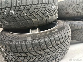 ❄️zimná 4ks alu disky orig. Ronal 5x112 r16 pneu 205/55 r16 - 2
