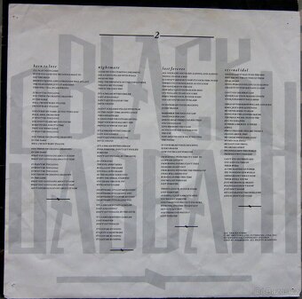 LP deska - Black Sabbath - The Eternal Idol (U.S.A. press) - 2