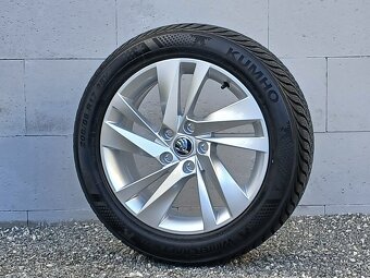 Zánovní zimní orig alu Škoda Octavia IV 205/55/17 vzorek 8mm - 2