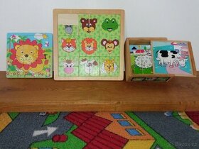 Dřevěné skládačky a kostky - 2