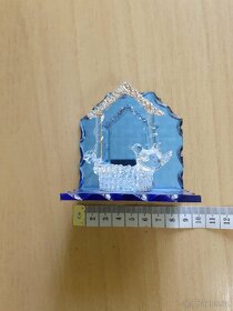 2x skleněná dekorace - 2