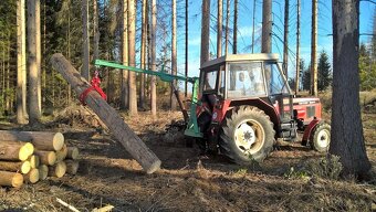 Hydraulický zdvih , vyvážečka dřeva - 2