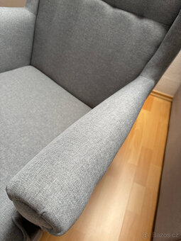Křeslo s taburetem - 2