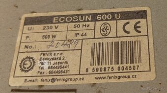 Přímotopné panely ECOSUN - 2