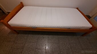 644 - Rám postele s matrací a roštem - 2