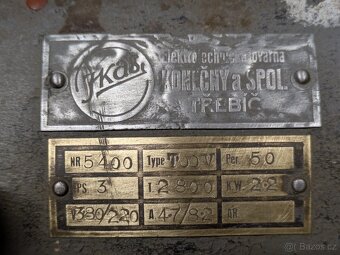 Historický elektromotor 2,2 kW - 2