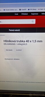 Hliníkové trubky - 2