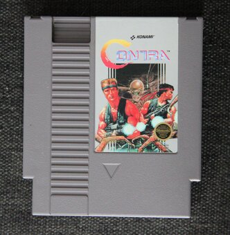Contra + Super Contra (Super C) NES – Originál USA NTSC - 2