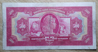 500 korun 1929 Československo - 2