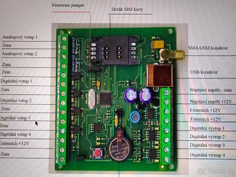 Prodám EZS GSM modul SE224X, alarm - 2