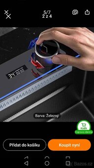 Moderní Černý Nerezový Kuchyňský Dřez s Digitálním Displejem - 2