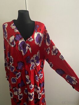 Dámské šaty s dlouhým rukávem vel.XL/48-50. - 2