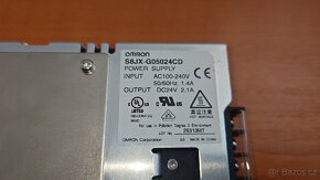 Spínaný zdroj 24V 2,1A OMRON S8JX-G05024CD na DIN lištu - 2