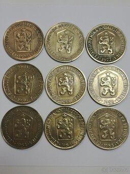 Mince 1 koruna kčs - 2
