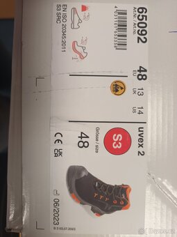 uvex 65092 s3 vel. 48 - 2
