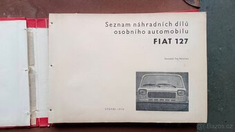Fiat 127 seznam náhradních dílů - kniha - 2