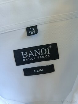 Bandi Pánská bílá košile - 2