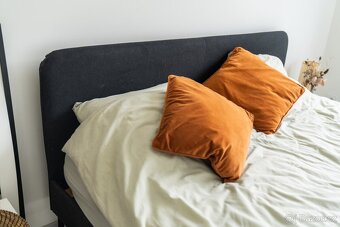 IKEA SLATTUM Čalouněný rám postele, 160x200cm - 2