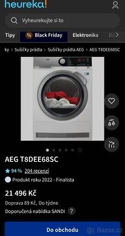 AEG SERIE 8000 A+++ ZÁRUKA DOPRAVA INSTALACE PŘEDVEDENÍ - 2