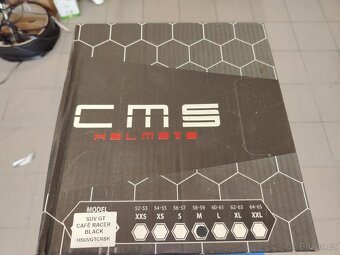 výklopná přilba CMS helmets SUC GT CAFE RACER velikost M - 2