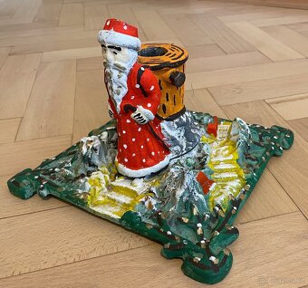 Retro litinový stojánek na stromeček - 2