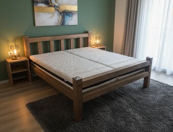 Nová trámová postel 180x200 Rustik Magna - 2