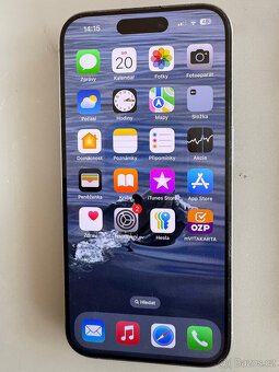 Telefon Apple Iphone 15 Pro + záruční list - 2