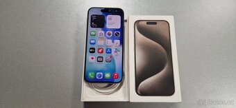 Apple iphone 15pro 128GB Natural Titanium - 2