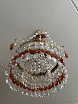 Starý skleněný lustr - 2