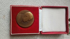 Bronzová Plaketa KLEMENT GOTTWALD 1896 - 1953 - 2