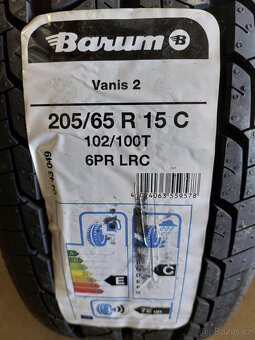 205/65 R15C Barum Vanis 2 letní 2ks - 2