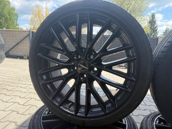 ALU KOLA BORBET 5X112 R18 ET35 8J + PNEUMATIKY 225/40 R18 - 2