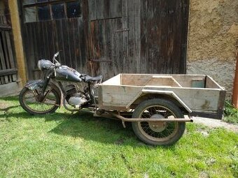 Motocykl CZ 150c_rikša - 2