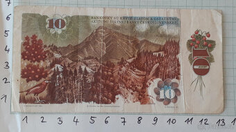 10 Kčs 1986 série V50 706608 - 2