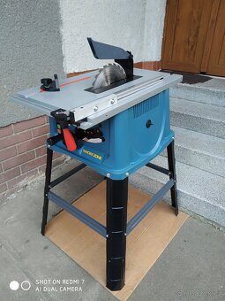 Prodám stolní kotoučovou pilu Workzone 2000 W.-HLINÍKOVÝ STŮ - 2